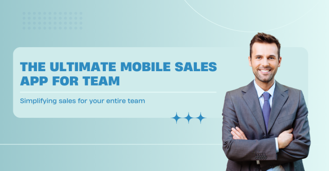mobile sales app for sales team