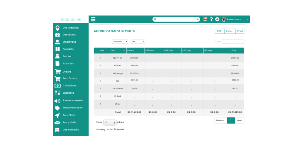 ageing-payment-report